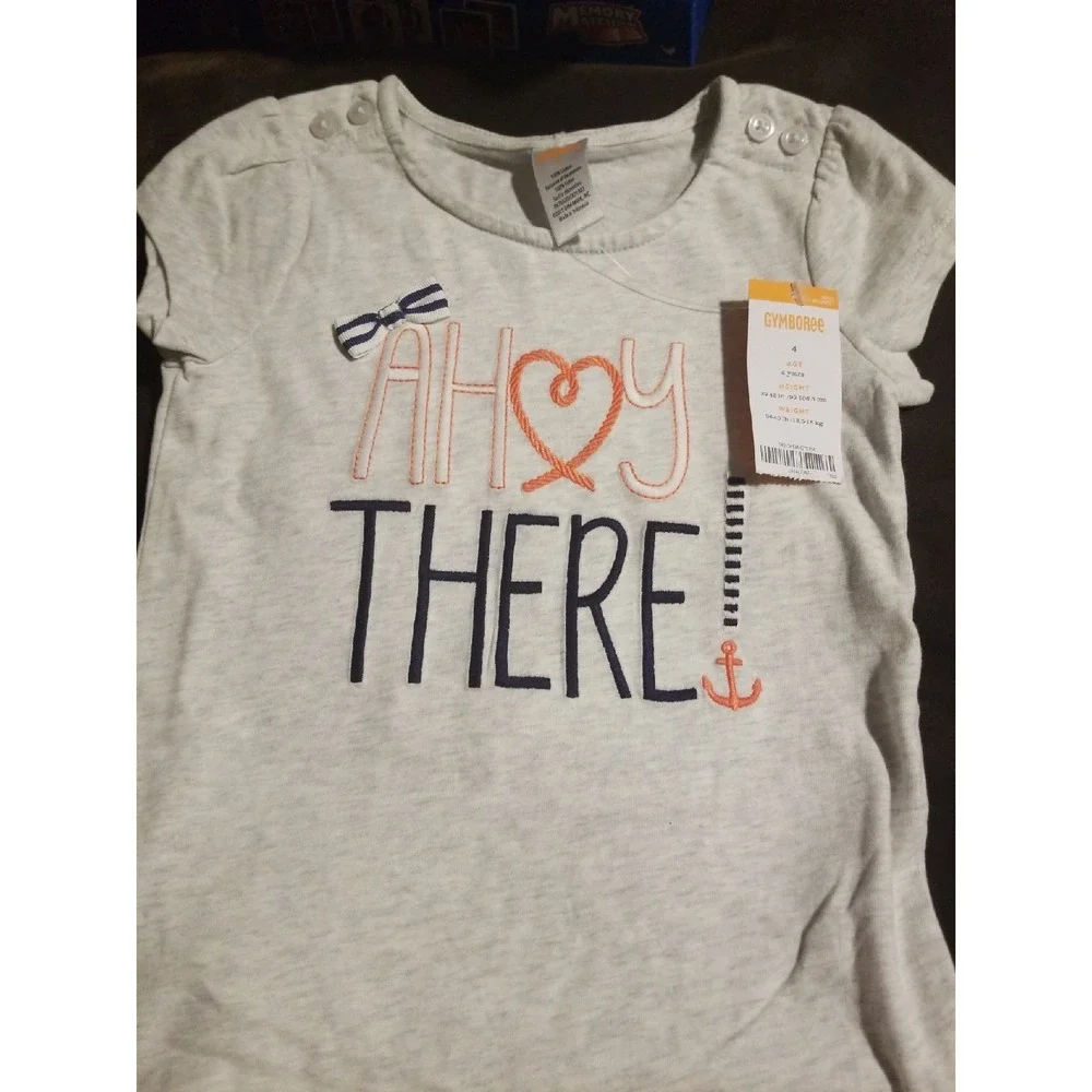 Gymboree cutie on the coast outfit‎ 4 nwt